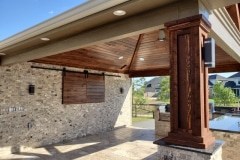 pergola-custom-barn-doors-snergy-wood-splitface-travertine-flooring